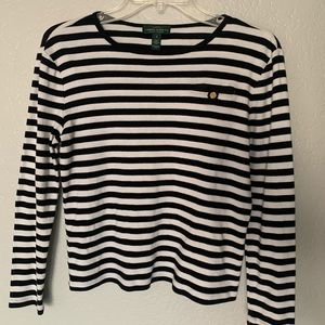 Ralph Lauren, S, Black and White